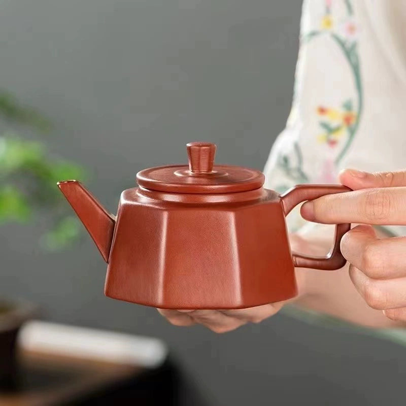 Master Zhang Meiqiong's Yixing original purple clay Fengming teapot