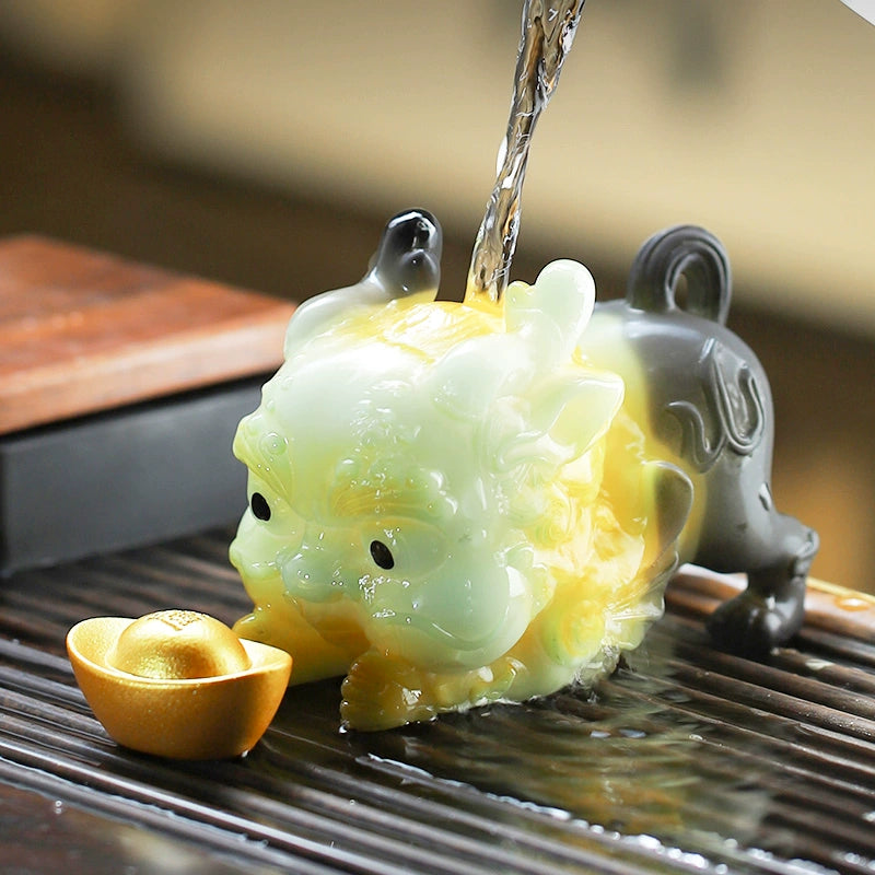 Color changing tea pet Pixiu